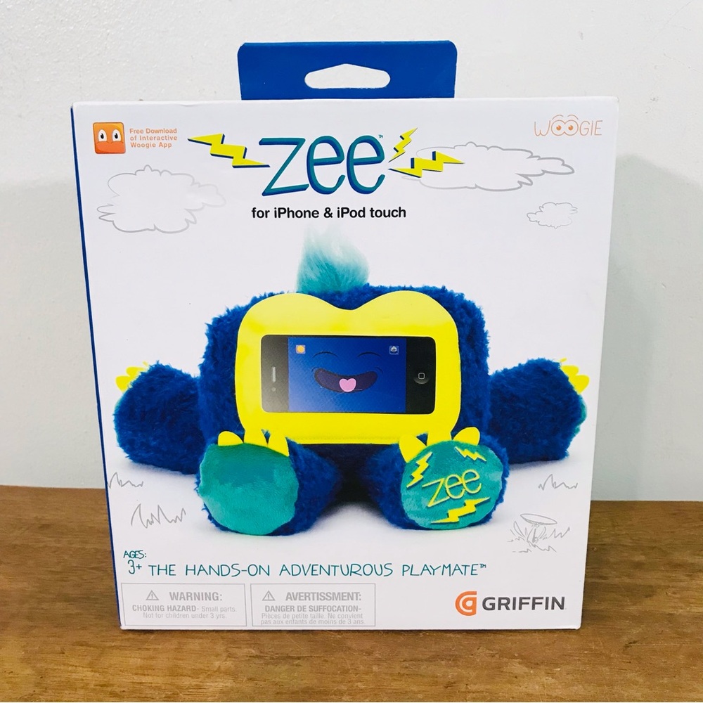 Woogie Plush Toy For iPhone And iPod Touch- Blue Zee - Picture 14 of 16